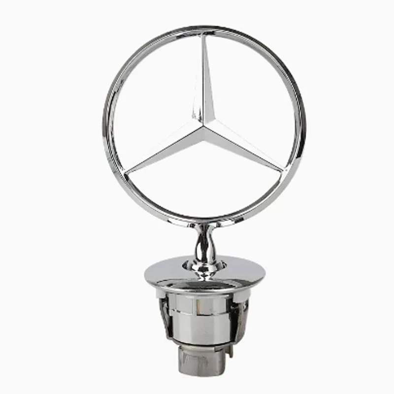 โลโก้ Chrome Emblem สำหรับ Mercedes Benz